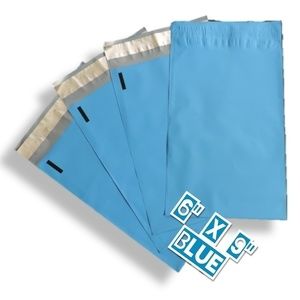 100 Poly Mailers 6x9 Blue